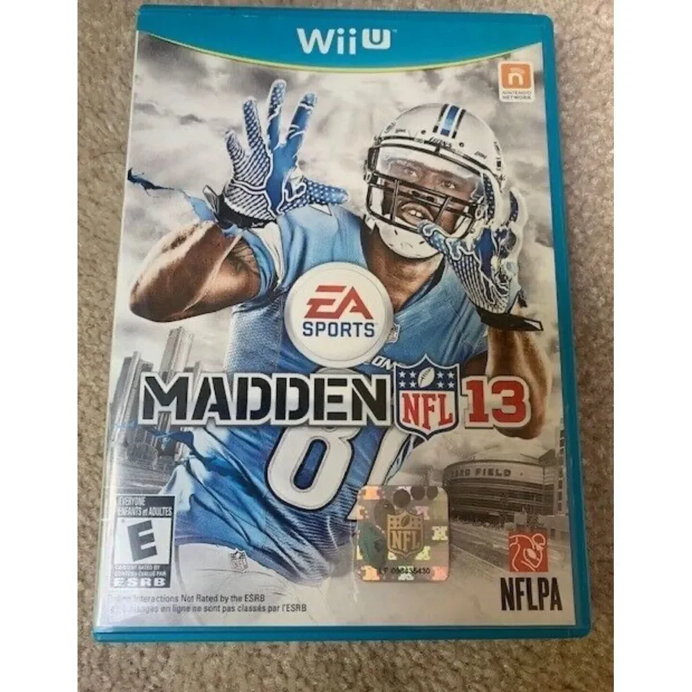 Madden NFL 13 (Nintendo Wii U, 2012) Video Game Complete CIB‎ Tested & Works